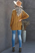 Love Letters Cable Knit Lace Up Sweater